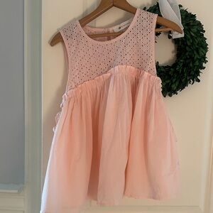 The Impeccable Pig Light Pink Eyelet Blouse